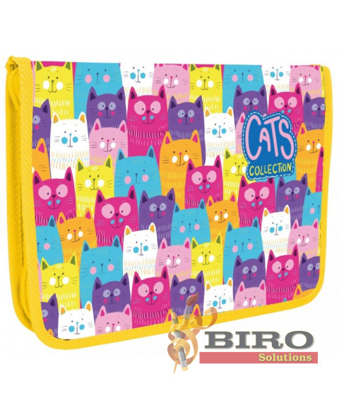 Mapa cu fermoar CFS B5 (plastic/color) CF32001-02